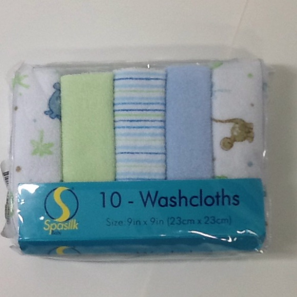 Spasilk baby washcloths